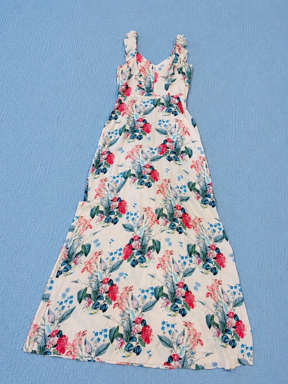 Never worn-Parker Soft Blush Floral Pink Dress